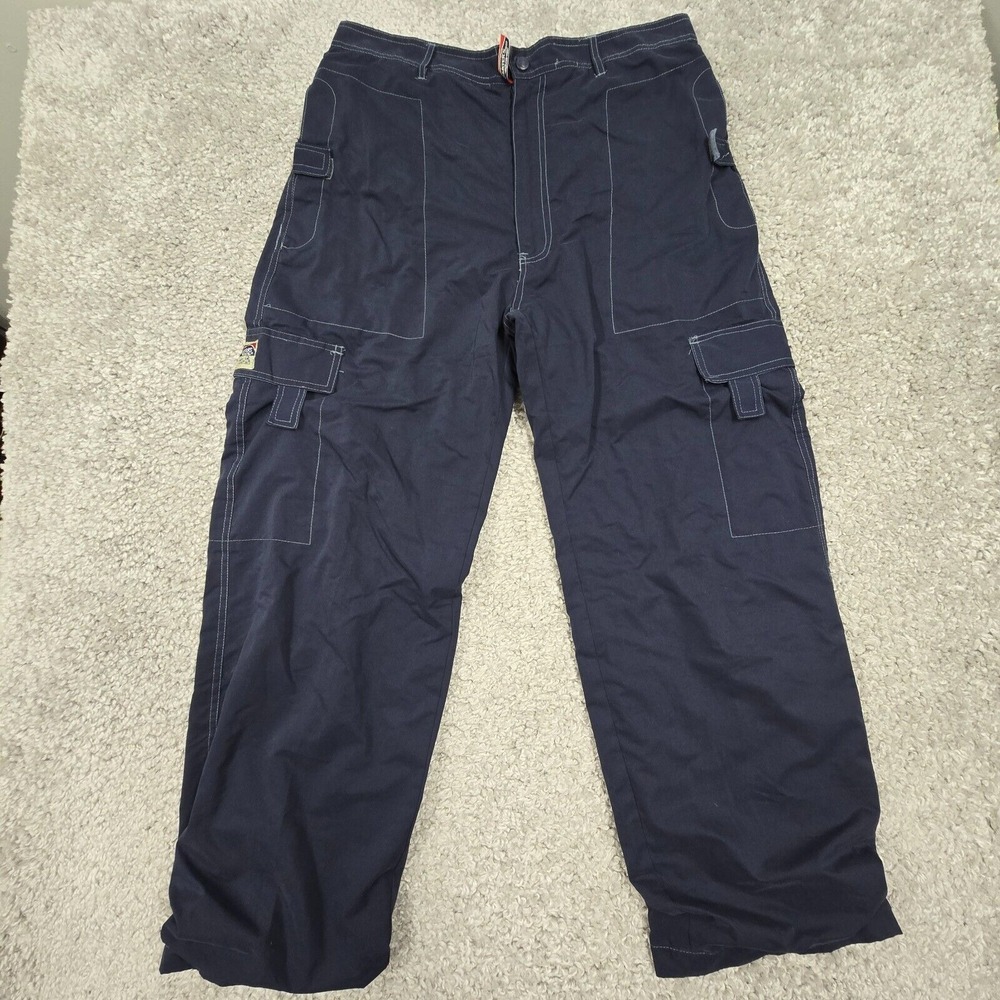 Carter's Mens Cargo Lined‎ Pants Blue Size L (fits 34x30) Streetwear Workwear